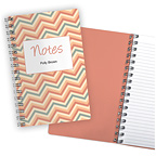 Chevron Coral Notebook