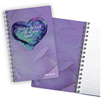 Watercolor Heart Notebook